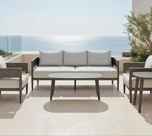 Erika Home Foret Outdoor Coffee Table, Brown