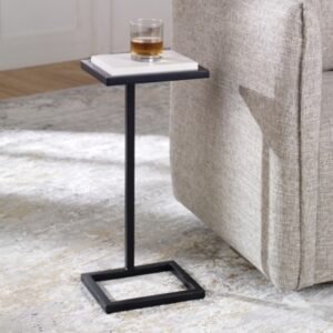 Exalted Living Elegant Martini Table, Black
