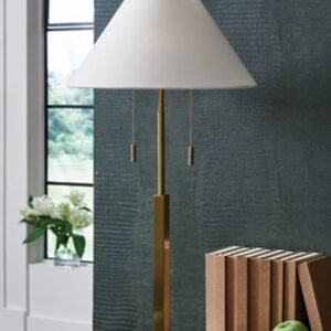 Haigwood Table Lamp, Gold Finish