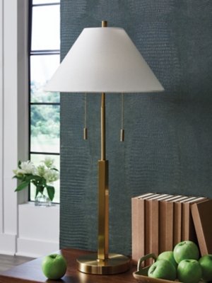 Haigwood Table Lamp, Gold Finish