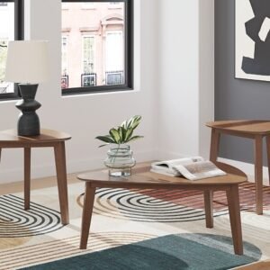 Lyncott Table (Set of 3), Brown