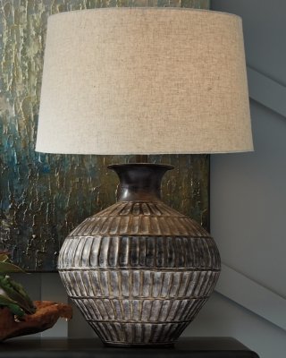 Magan Table Lamp, Antique Bronze Finish