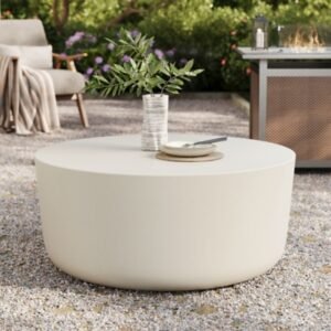 Modway Brion Outdoor Coffee Table, White