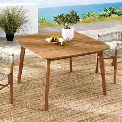 Modway Vienna Outdoor Dining Table, Natural