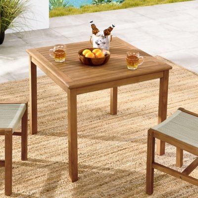 Modway Vienna Outdoor Patio Dining Table, Natural