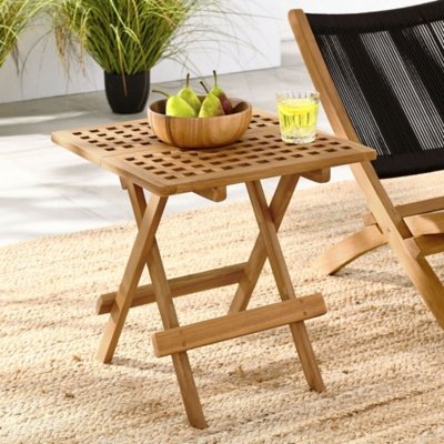 Modway Vienna Outdoor Side Table, Natural