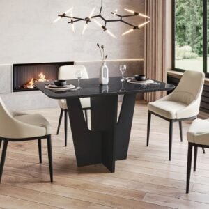 Techni Home Dining Table, Black