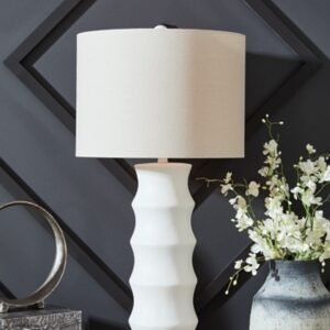 Veraleigh Table Lamp, White