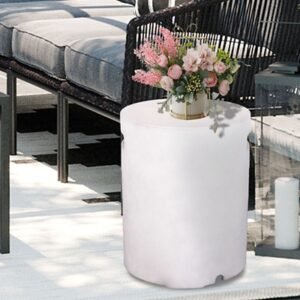 Afterglow Outdoor Side Table, White