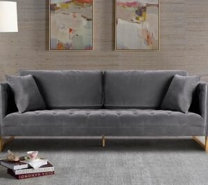 Armen Living Lenox Sofa, Gray