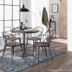 Dakota Dining Table, Antique/Espresso