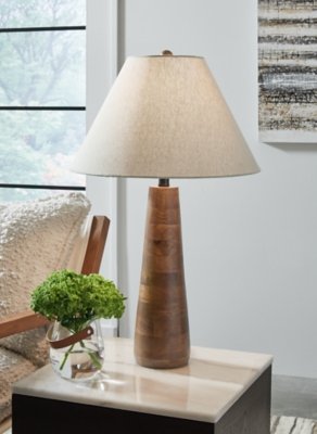 Danset Table Lamp, Brown