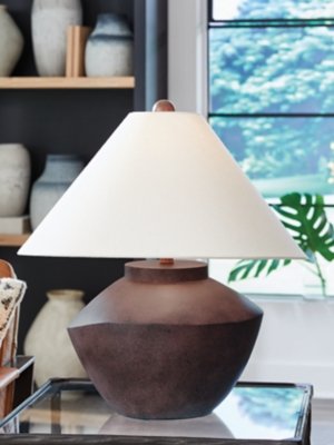 Honsworth Table Lamp, Antique Brown