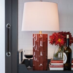 Jacemour Table Lamp (Set of 2), Burnt Umber