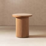 Jennifer Taylor Home Kenzie Side Table, Light Natural Brown