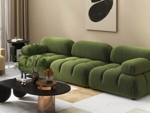 Jennifer Taylor Home Marcel Sofa, Olive Green