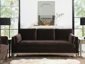 Jennifer Taylor home Knox Sofa, Deep Brown