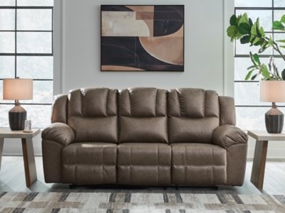 Knoxlee Manual Reclining Sofa, Driftwood