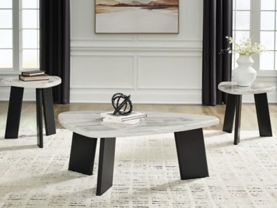 Lilyberg Table (Set of 3), Gray/Black
