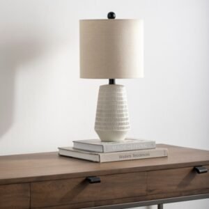 Livabliss Leipzig White Table Lamp