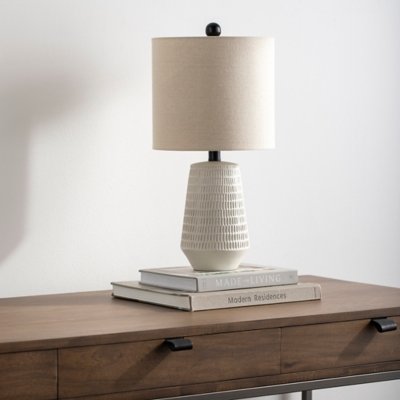 Livabliss Leipzig White Table Lamp