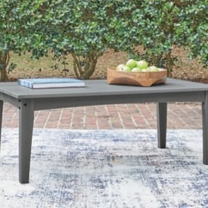 Lone View Bay Outdoor Coffee Table, Gray
