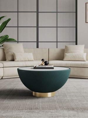 Manhattan Comfort Anderson Coffee Table, Green