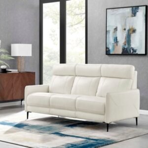 Modway Huxley Leather Sofa, White
