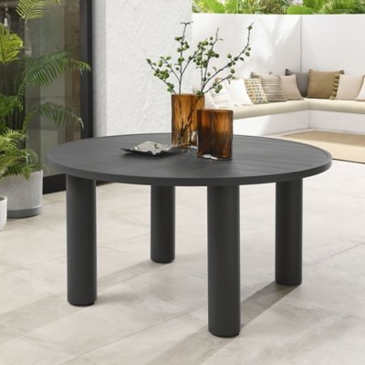 Modway Nautica Outdoor Dining Table, Graphite