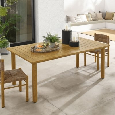 Modway Parkland Outdoor Dining Table, Natural