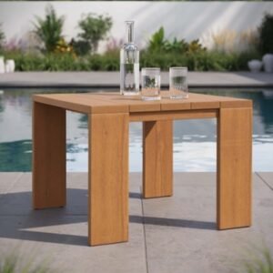 Modway Tahoe Outdoor Side Table, Natural