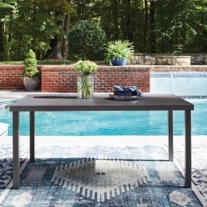Point Bonita Outdoor Dining Table, Gray