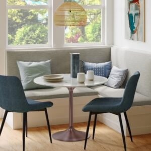 Simpli Home Osborne Dining Table, White