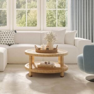 TOV Furniture Amara Coffee Table, Natural
