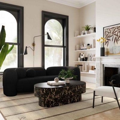 TOV Furniture Amelie Sofa, Black