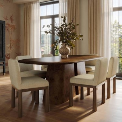TOV Furniture Gladyss Dining Table, Brown