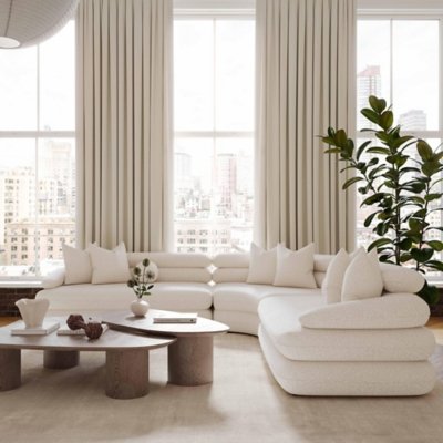 TOV Furniture Rhema Coffee Table, Washed Ash