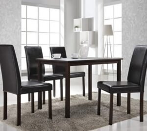 Baxton Studio Andrew Dining Table, Brown, Wood