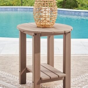 Cliffs Beach Outdoor End Table, Driftwood