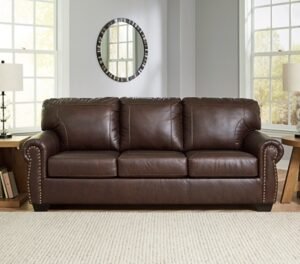 Colleton Leather Sofa Leather, Dark Brown