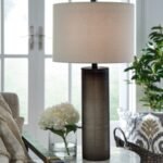 Dingerly Table Lamp, Brown