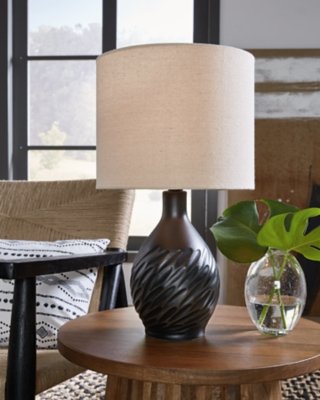 Garinton Table Lamp, Black