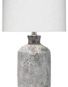 Home Accents Ceramic Blaire Table Lamp, Gray