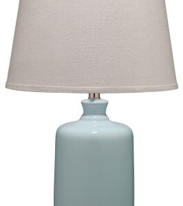 Home Accents Milk Jug Table Lamp with Tapered Shade, Blue
