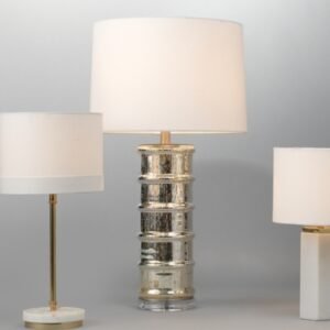 Home Accents Three Way Irene Table Lamp, Silver
