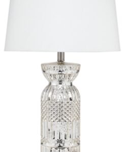 Home Accents Three Way Isla Table Lamp, Silver