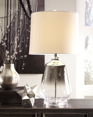 Jaslyn Table Lamp, Silver Finish