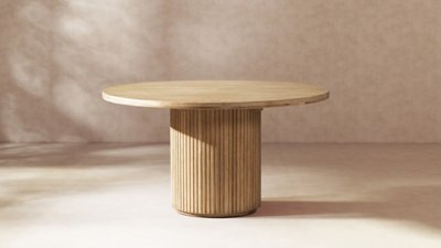 Jennifer Taylor Home Charlotte Dining Table, Bleached Blonde