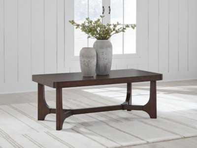 Korestone Coffee Table, Dark Brown