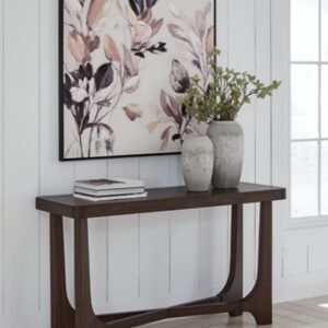 Korestone Sofa Table, Dark Brown